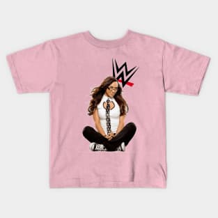 AJ Lee, WWE Colour T-shart Design Kids T-Shirt